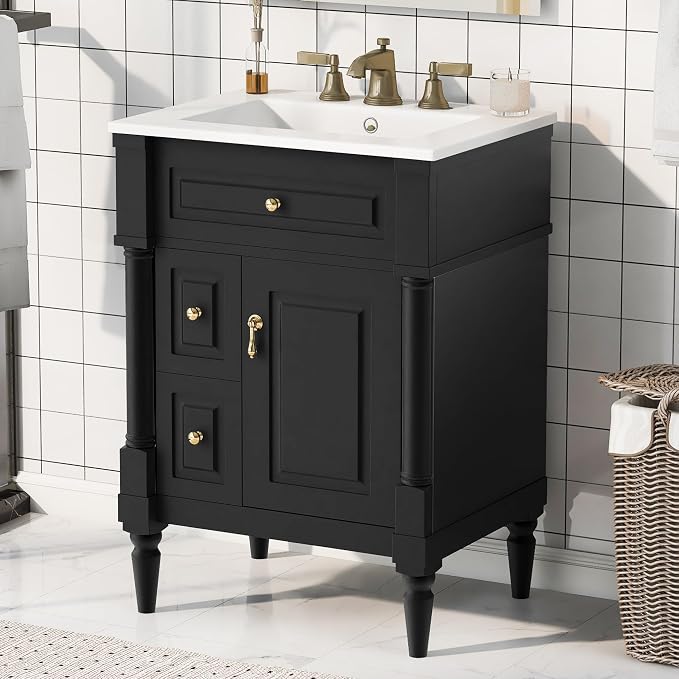 Harper & Bright Designs 24" Bathroom Vanity - Image 3