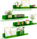 upsimples Acrylic Shelves for Wall Decor, Living Room, Floating Bookshelves for by upsimples