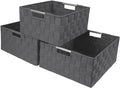 Sorbus Storage Box Woven Basket Bin Container Tote Cube Organizer Set Stackable by Sorbus
