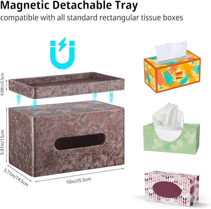 YAPISHI Large Tissue Box Cover Rectangle - Image 3