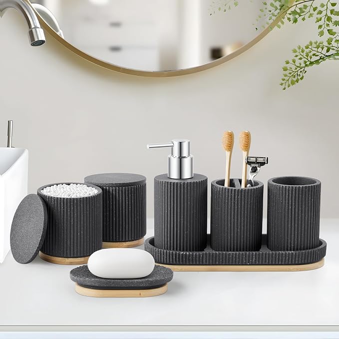 7PCS Bathroom Accessories Set, - Image 6