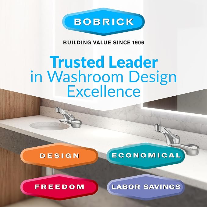 Bobrick B-8281 Automatic Foam Soap Dispenser, Top-FillTouch-Free Soap Spout - Image 8