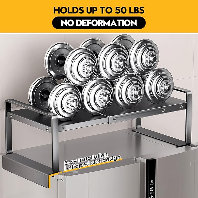 Adjustable Refrigerator or Washer Top Storage Rack - Image 5