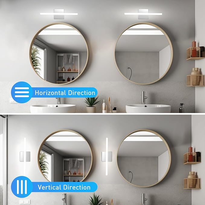 Combuh 16Inch LED Bathroom Vanity Light Bar Color Changing 3CCT Dimmable - Image 6