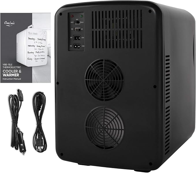 Cooluli 15L Mini Fridge with Magnetic Blackboard - Image 7