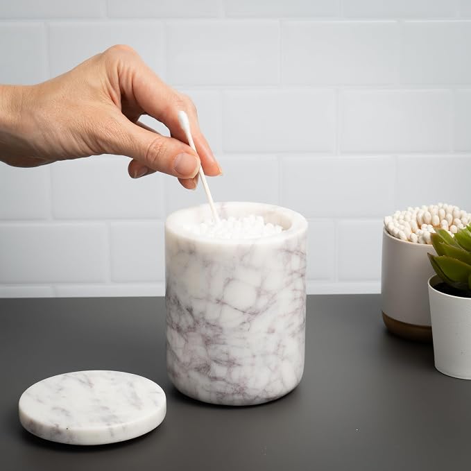 Cork & Mill Marble Bathroom Container - Image 2