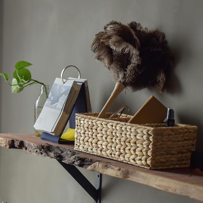 StorageWorks Wicker Basket Tank Topper, Wicker Storage Basket - Image 6