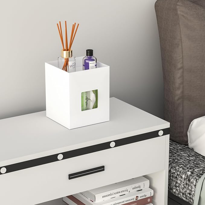 White Acrylic Tissue Box Cover - Image 6