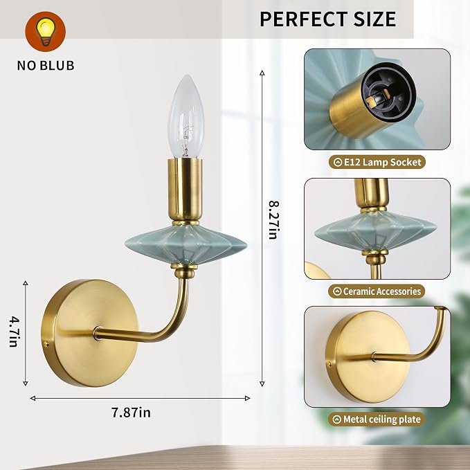 Wall sconces Set of Two, Light - Image 2
