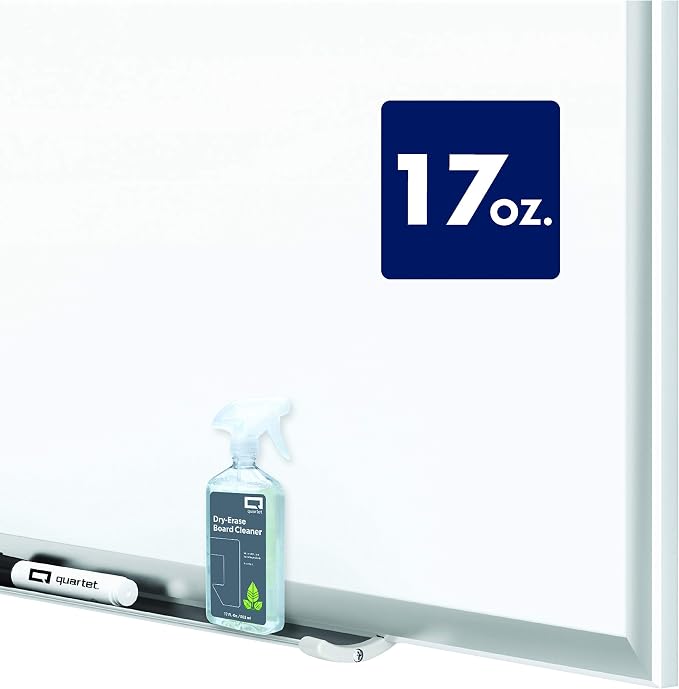 Quartet Dry Erase Board Cleaner Spray, 17fl.Oz/503ml Whiteboard Cleaning Bottle - Image 2