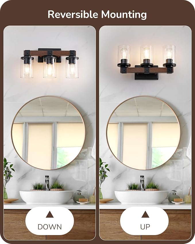 EDISHINE Farmhouse Vanity Lights - Image 4