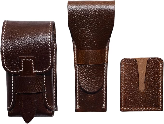 Leather Toiletry Bag for Men - Image 6