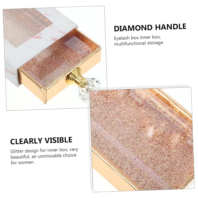 Beaupretty Rectangle Fake Lash Storage Box - Image 3