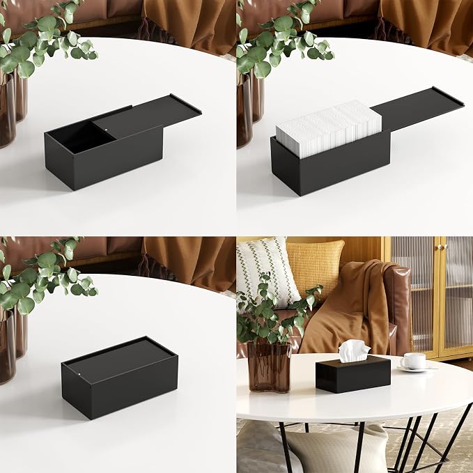 FEMELI Acrylic Tissue Box Cover Rectangular - Image 8