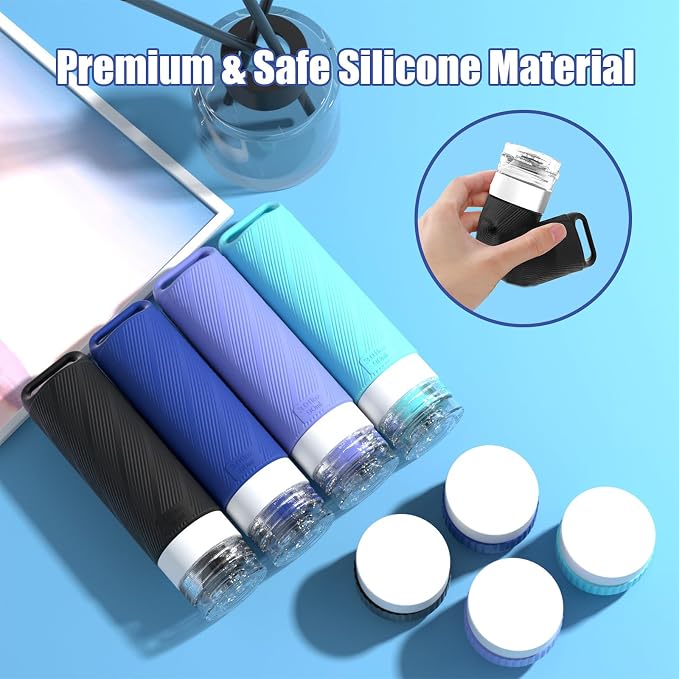 26 Pieces Travel Size Toiletries Bottles Set, Tsa Approved Leakproof Refillable - Image 4