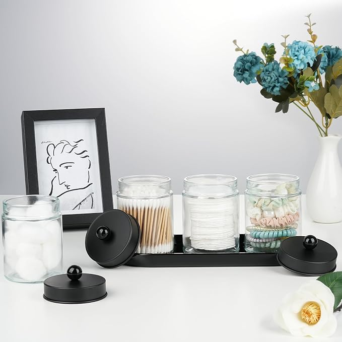 SheeChung 3-Pack Glass Apothecary Jars - Image 5
