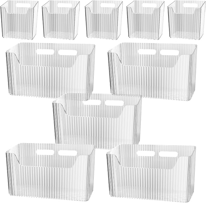 10 Pcs Storage Organizer Bins Wall Mounted Organizer Basket, Wall Organization by Dhnvcud