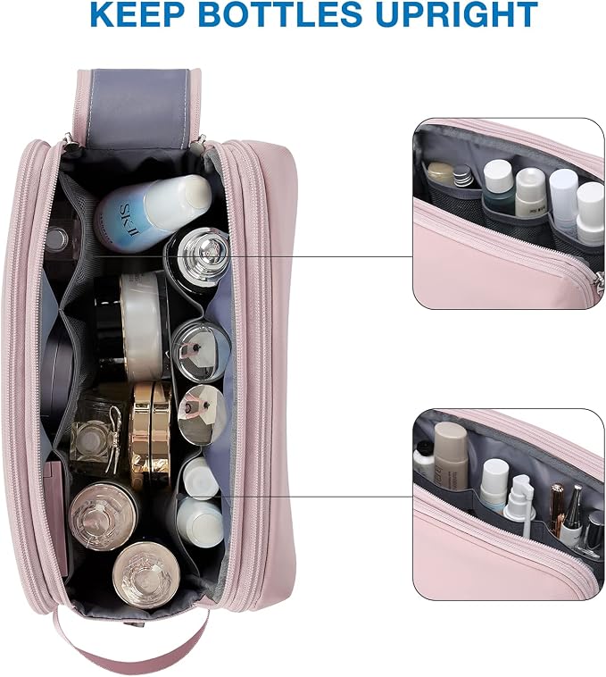 BAGSMART Toiletry Bag for Men, Travel Toiletry Organizer Dopp Kit - Image 4