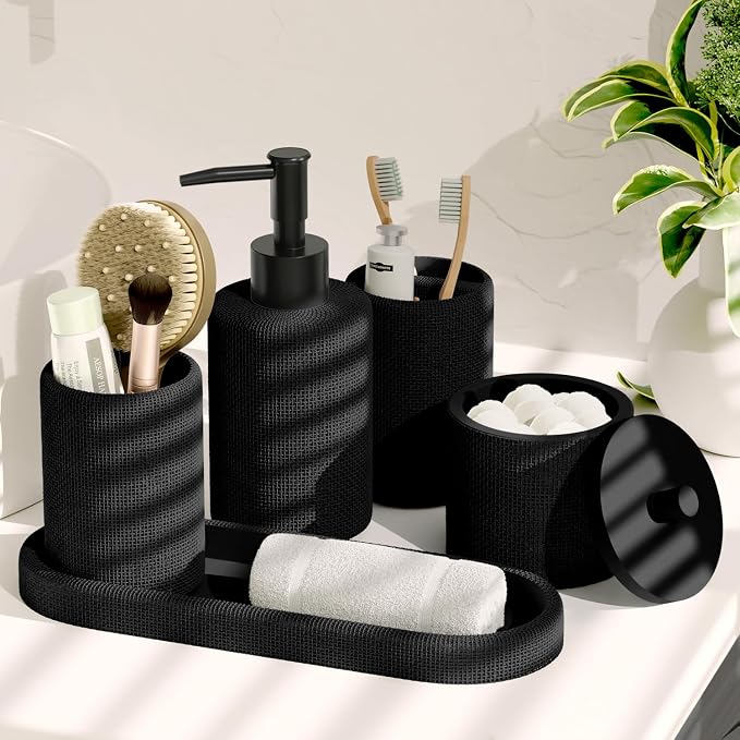 Clara Clark Black Bathroom Set - Image 9
