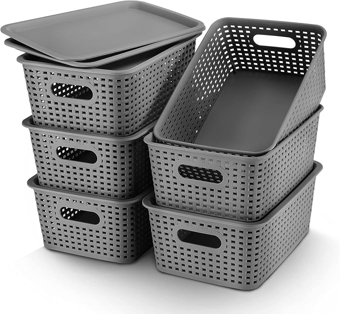 AREYZIN Plastic Storage Baskets Bins - Image 8