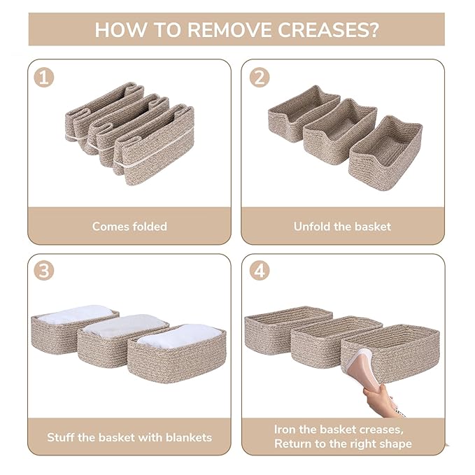 Goodpick Baskets for Organizing, Storage Basket for Shelves, Baskets for Gifts - Image 5