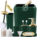 Bathroom Accessories Set, Dark Green Bathroom Accessory Set by BetterbathroomwithXLHOME