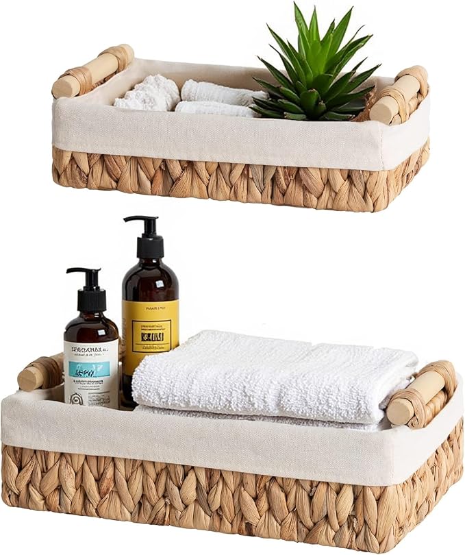 Baskets for Organizing, Wicker Basket Organizer by Rattanzenith
