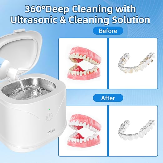 BCOM Ultrasonic Retainer Cleaner Solution, Jewelry Cleaner Solution Deep Clean - Image 6