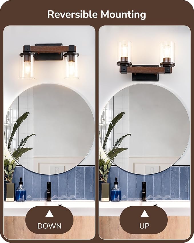 EDISHINE Farmhouse Vanity Lights - Image 4
