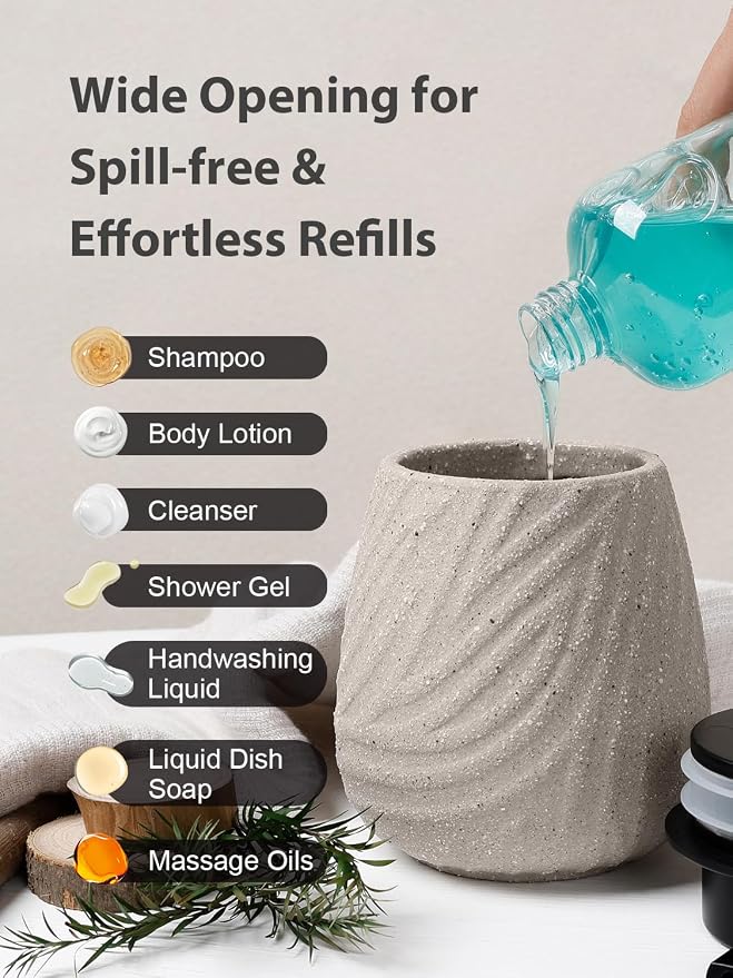 14 oz Ceramic Hand Soap Dispenser - Image 4