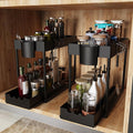 2 Pack Under Sink Organizers and Storage, 2-Tier Sliding Cabinet Organizer by Unknown