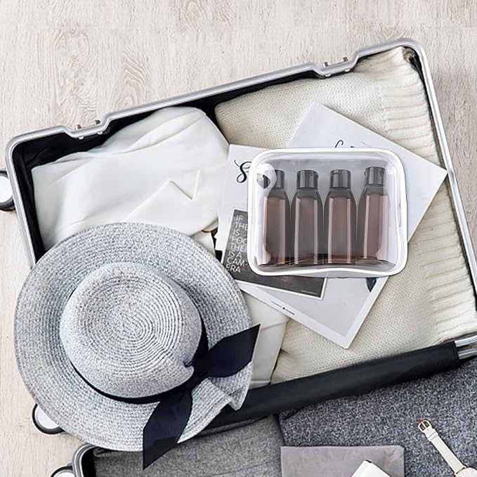 Cosywell Travel Shampoo Bottles 4pcs 3.4oz TSA Approved - Image 6