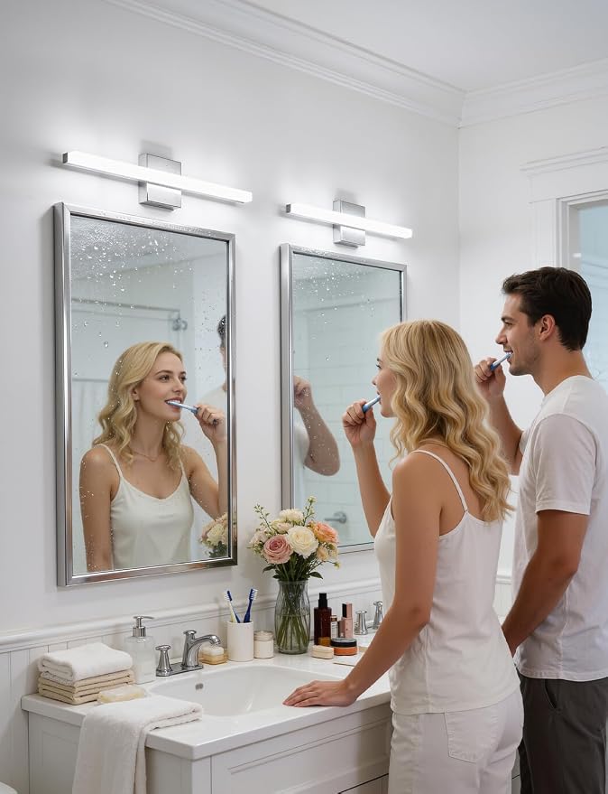 Combuh LED Vanity Lights Bar 24 Inch Bathroom Light Fixtures 14W IP44 Over - Image 7
