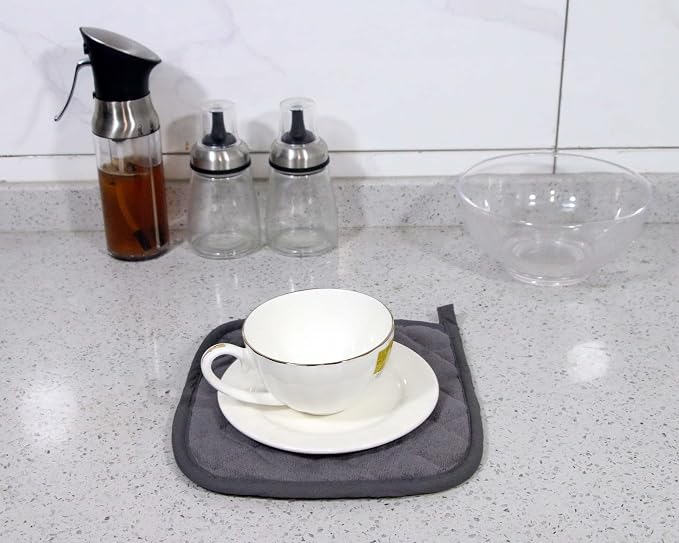 5 PCS Pot Holders for Kitchen, Cotton Potholers - Image 5