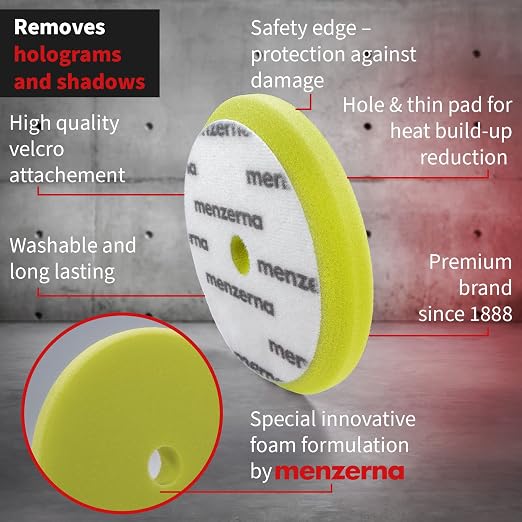 menzerna Soft Cut Polishing Pad 6" por finishes - Image 2