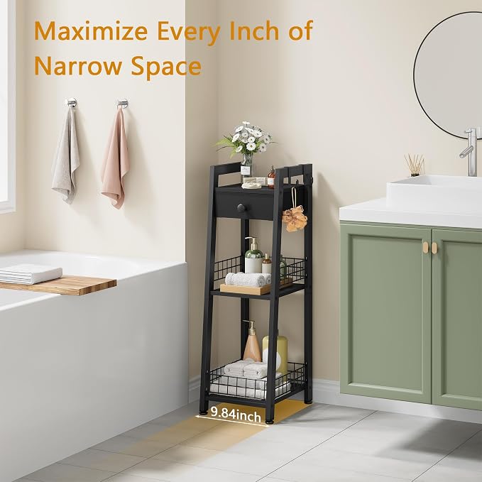 3-Tier Narrow Ladder Shelf - Image 3