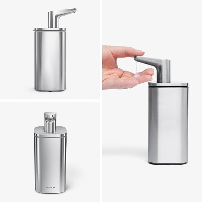 simplehuman 10 oz. Pulse Pump, Liquid Soap Dispenser, Drip Free Hand Soap Pump - Image 2