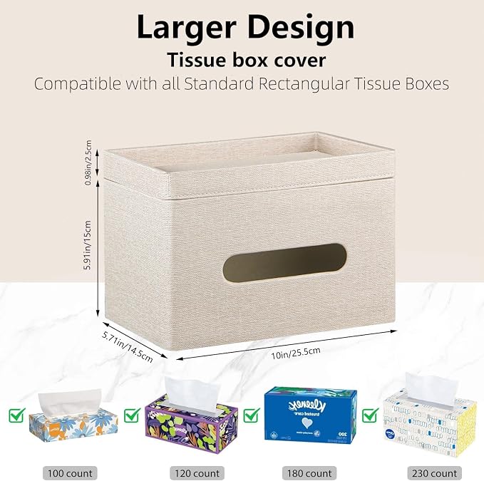 Fanousy Large Tissue Box Cover Rectangle - Image 4
