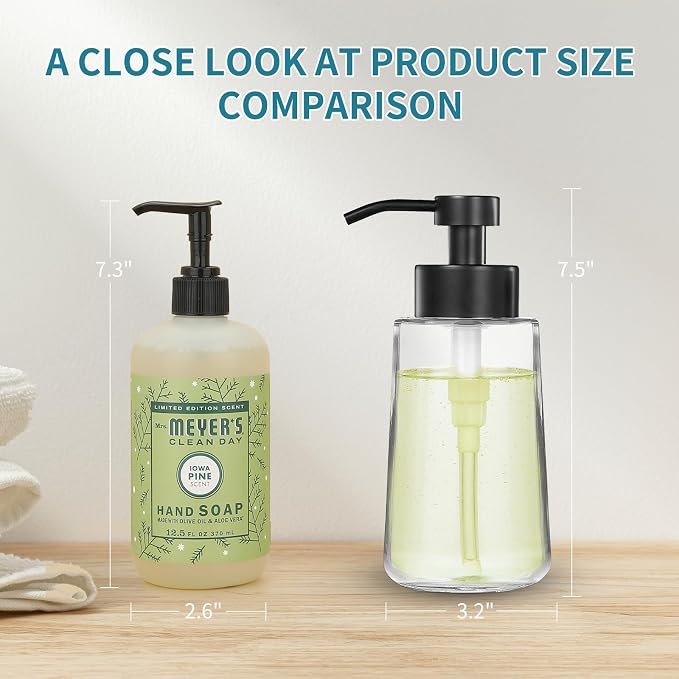 Doiliese Soap Dispenser, 16oz Liquid Soap Pump - Image 3