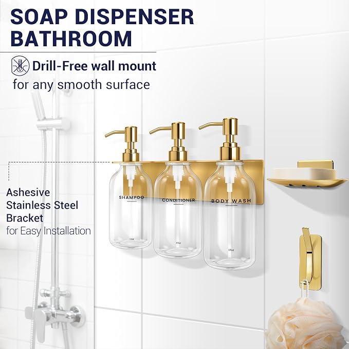 KLL Shampoo and Conditioner Dispenser - Image 2