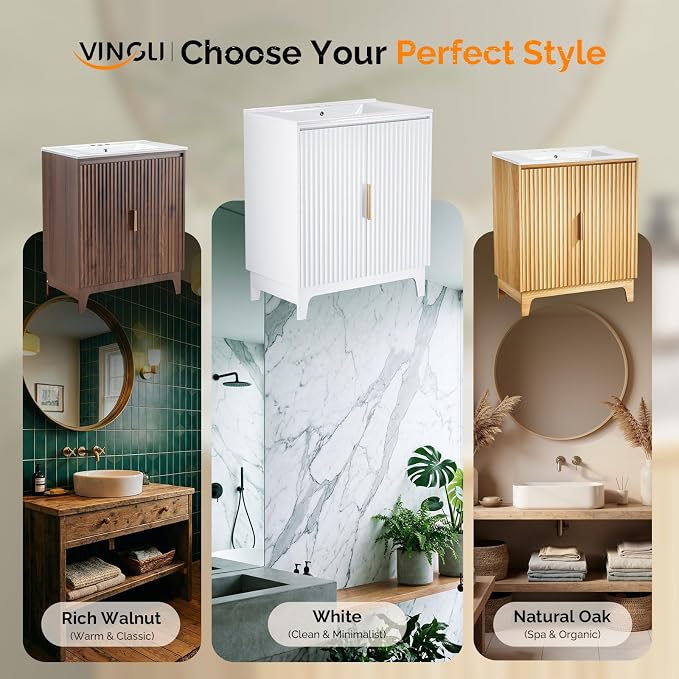VINGLI 30 Inch Bathroom Vanity - Image 10