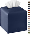 Tissue Box Cover, Jeethemy Square PU Leather Tissue Box Holder, Modern Tissue by Jeethemy