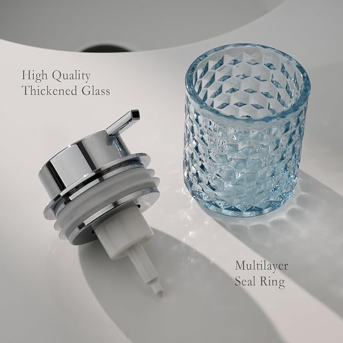 Hand Soap Dispenser Glass, Refillable Liquid Dispenser - Image 4
