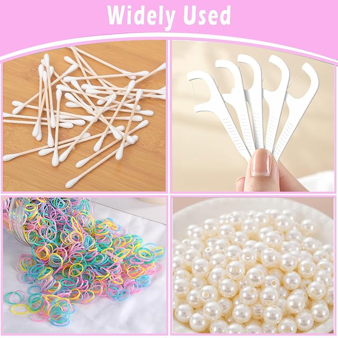Cotton Swab Holder for Travel, Travel Floss Picks Case - Image 7