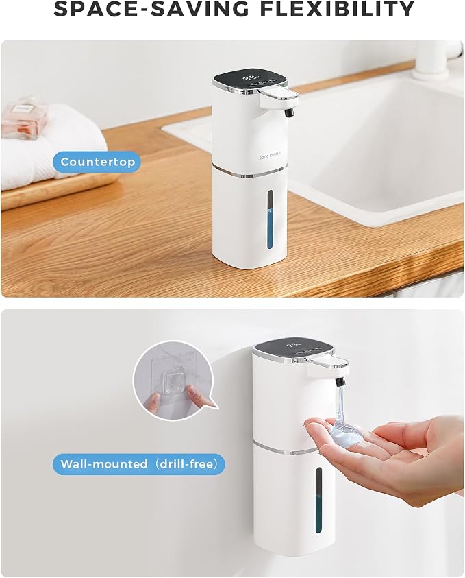 Automatic Liquid Soap Dispenser Touchless, USB Rechargeable, 9-Level Adjustable - Image 7
