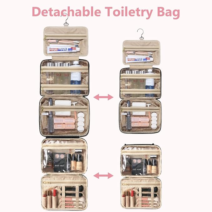 urophylla Detachable Travel Toiletry Bag - Image 2