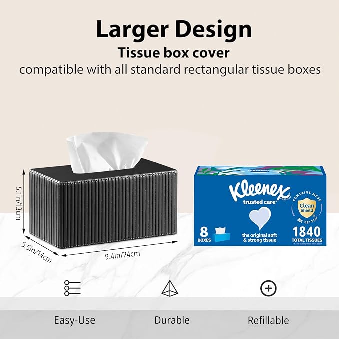 Fanousy Large Tissue Box Cover Rectangular - Image 3