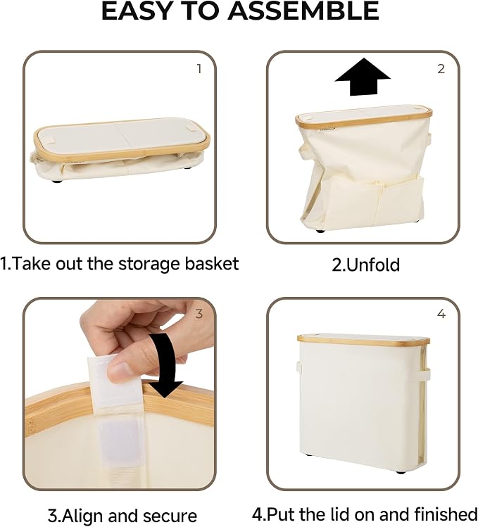 StorageWorks Toilet Paper Storage Baskets - Image 7