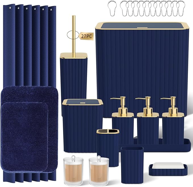 Bathroom Accessory Set by LetUsMakeHomeYourFavoriteDestination