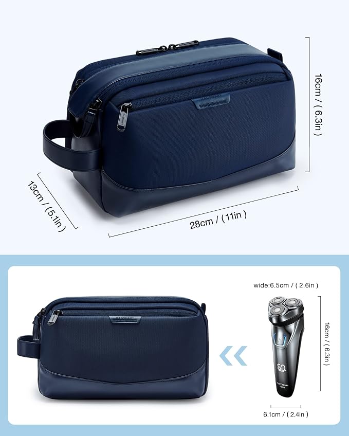 BAGSMART Toiletry Bag for Men, Large Travel Toiletry Organizer, Dopp Kit - Image 6